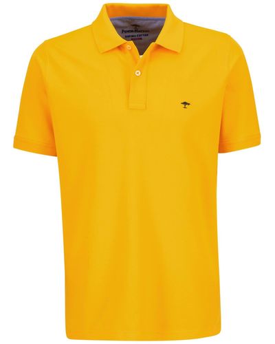 Fynch-Hatton Poloshirt Polo, Basic - Gelb
