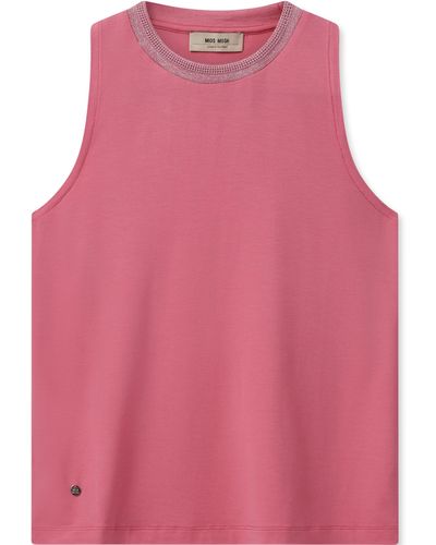 Mos Mosh T-Shirt MMFari Jersey Top - Pink