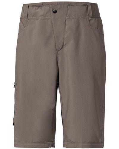 Vaude Funktionshose Men's Ledro Shorts (1-tlg) Green Shape - Grau