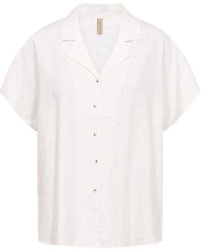 Soya Concept Klassische Bluse - Weiß