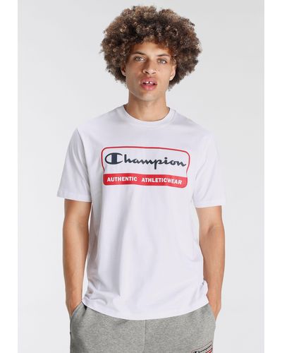 Champion Graphic Shop Crewneck T-Shirt - Weiß