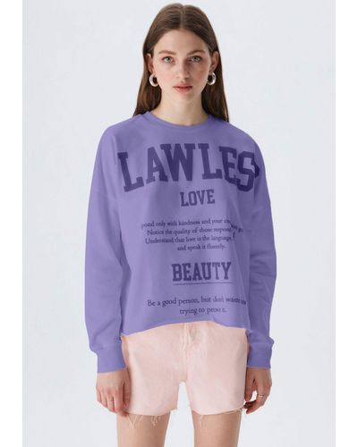 LTB Sweatshirt Lacofo - Lila
