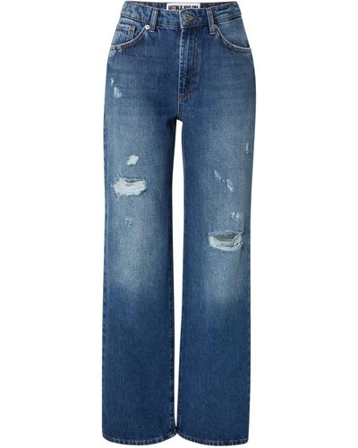 ONLY Weite Jeans JUICY (1-tlg) Weiteres Detail - Blau
