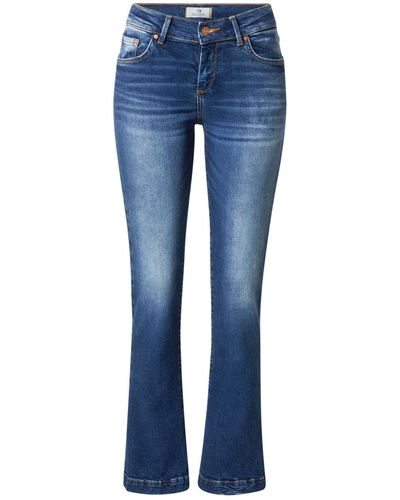 LTB Bootcut-Jeans Fallon (1-tlg) Patches, Weiteres Detail, Plain/ohne Details - Blau