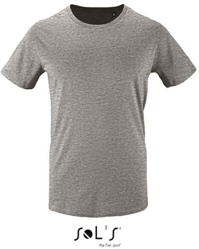 Sol's Rundhalsshirt Short Sleeve T-Shirt Milo - Grau