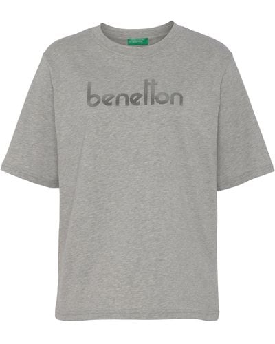 Benetton Shirt Mit Öffnung Am Rücken in Schwarz | Lyst DE