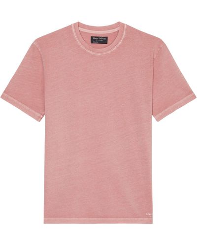 Marc O' Polo T-shirt, short sleeve, self fabric - Pink