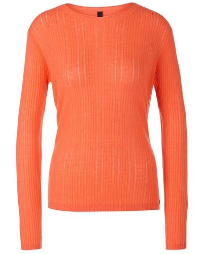 Marc Cain Sweatshirt Pullover, bright coral - Orange