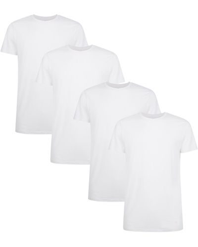 Bamboo Basics T-Shirt KATE, 4er Pack - Unterhemd - Weiß