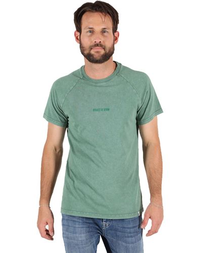 Miracle of Denim T-Shirt im unifarbenen Design - Grün