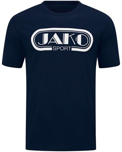 JAKÒ T-Shirt Retro - Blau