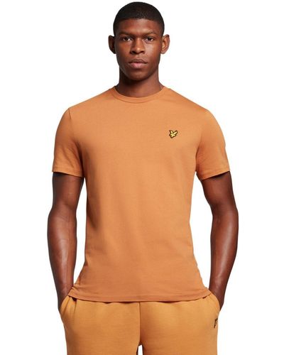 Lyle & Scott & - T-Shirt Plain - Orange