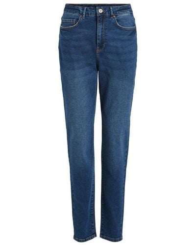 Vila Regular-fit-Jeans (1-tlg) Weiteres Detail - Blau