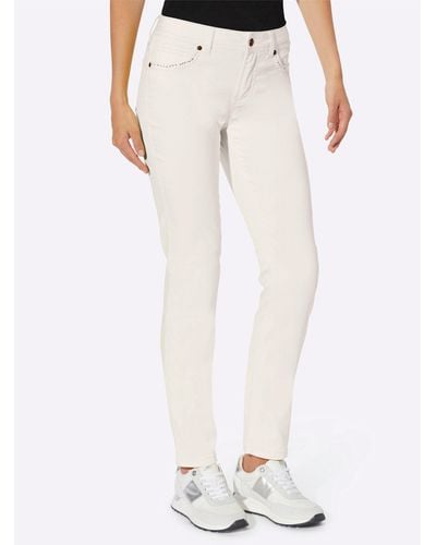 heine Bequeme Jeans - Weiß