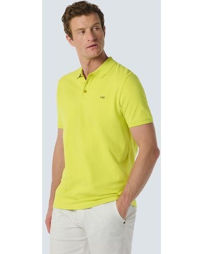 No Excess T-Shirt Polo Solid Stretch - Gelb