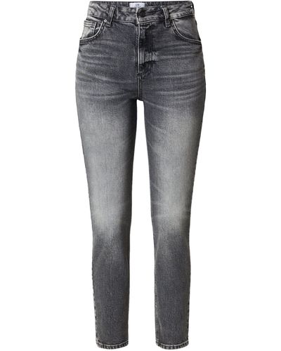 LTB 7/8-Jeans FREYA (1-tlg) Weiteres Detail, Cut-Outs, Plain/ohne Details - Grau