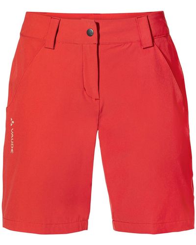 Vaude Neyland Shorts mit Seitentaschen - Rot