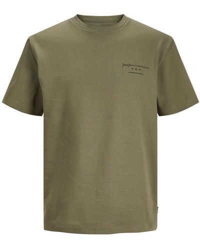 Jack & Jones T-Shirt JPRBLASANCHEZ BRANDING TEE CREW NEC - Grün