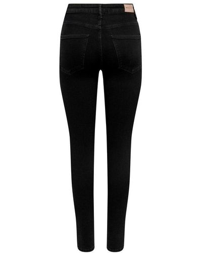 ONLY Slim-fit-Jeans -ONLICONIC HW SK LONG ANK DNM NOOS - Schwarz