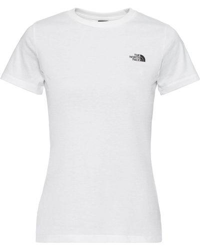 The North Face T-Shirt W /S SIMPLE DOME TEE - Weiß