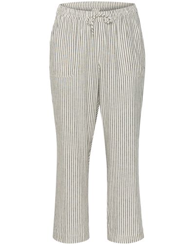 Kaffe Anzughose Pants Suiting KCmille Große Größen - Grau