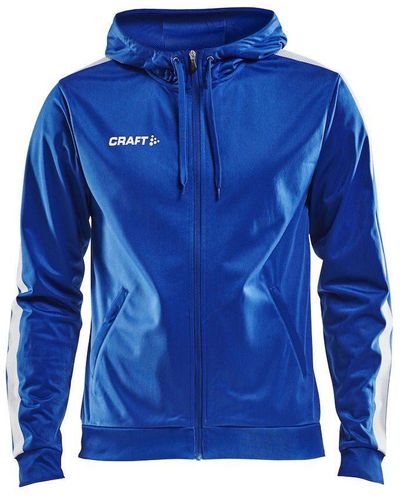 C.r.a.f.t Sweatshirt Pro Control Hood Jacket - Blau