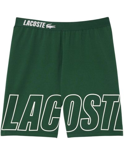 Lacoste Sweatshorts Lounge-Shorts (1-tlg) - Grün