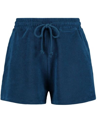 Shiwi Shorts MIAMI (1-tlg) Drapiert/gerafft - Blau
