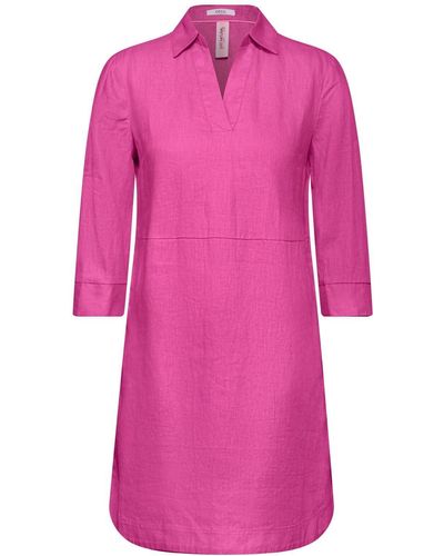 Cecil Sommerkleid LINEN_Solid Dress, bloomy pink