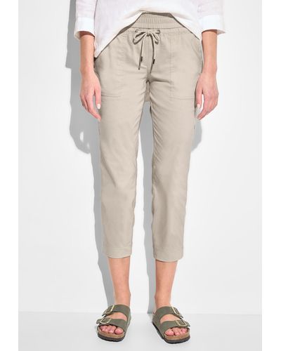Cecil Jogger Pants in 7/8-Länge - Natur