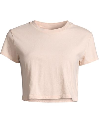 Aéropostale T-Shirt (1-tlg) Plain/ohne Details - Pink