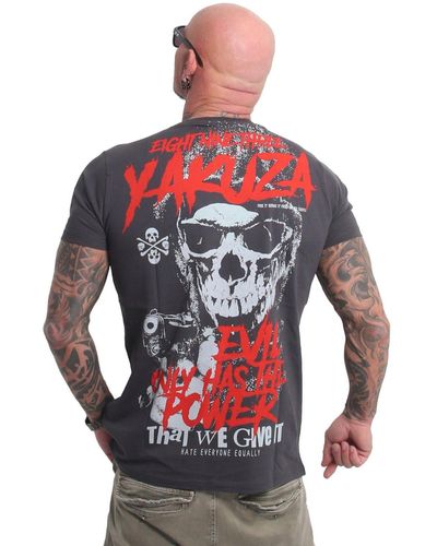 Yakuza T-Shirt Evil Only V02 - Rot
