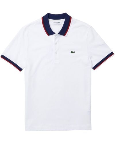 Lacoste Poloshirt Regular Fit Kurzarm (1-tlg) - Weiß
