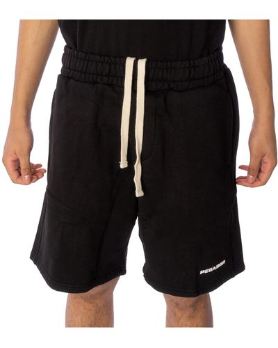 PEGADOR Shorts Logo Heavy Sweat Short ( Stück, 1-tlg) - Schwarz