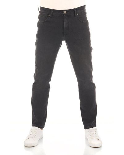 Wrangler Jeans Jeanshose Texas Slim Fit Denim Hose mit Stretch - Grau