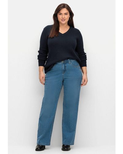 Jeans | – mit 54% | Bis zu Online-Schlussverkauf Rabatt Damen für Passform DE Lyst Sheego gerader