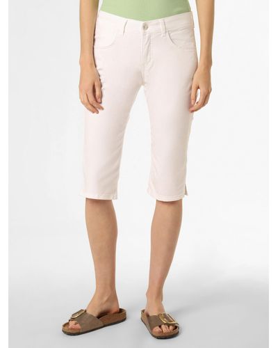 M·a·c Slim-fit-Jeans Capri - Weiß