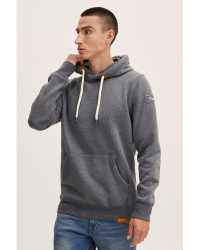 Solid Hoodie SDTripHood Kapuzensweatshirt mit Kängurutasche - Schwarz
