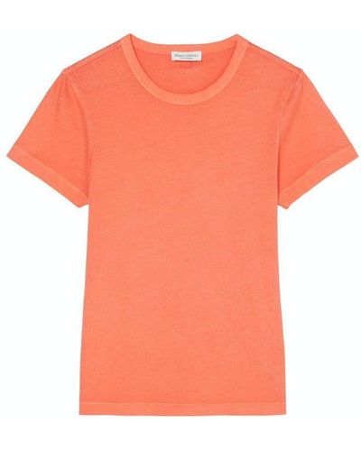 Marc O' Polo ' - Marc O' Polo Women / Da.Top / T-shirt, short sleeve, round neck - Orange