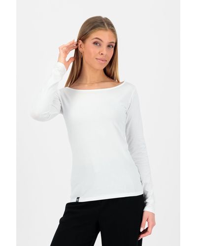 Alife & Kickin FinjaAK A Longsleeve Langarmshirt, Shirt - Weiß