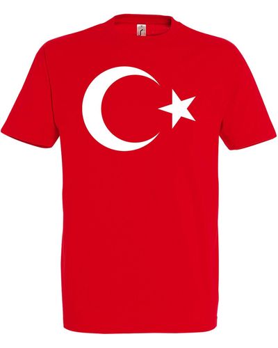 Youth Designz Ürkei T-Shirt Trikot mit trendigem Motiv - Rot