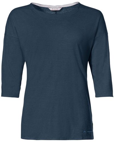 Vaude Longsleeve Wo Neyland 3/4 T-Shirt dark sea - Blau
