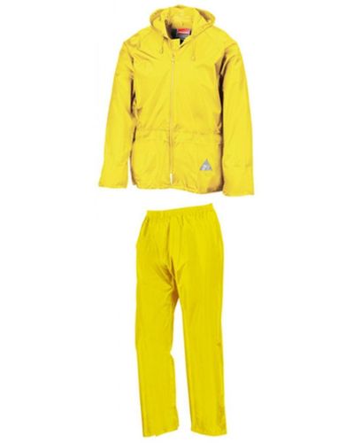 Result Headwear Outdoorjacke Jacket & Trouser Set - Gelb