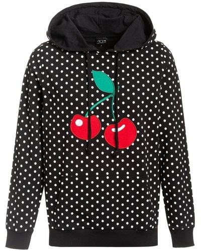 Pussy Deluxe Kapuzensweatshirt Big Cherry - Grau