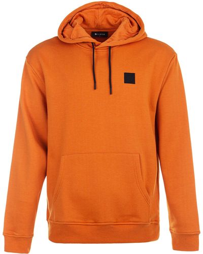 Virtus Kapuzensweatshirt Astoren aus Recycling-Polyester und Baumwolle - Orange