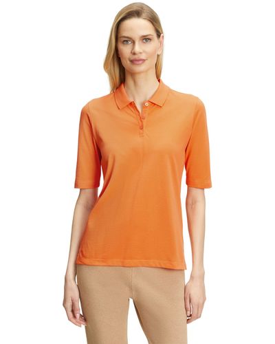 FALKE Poloshirt aus reiner Baumwolle - Orange