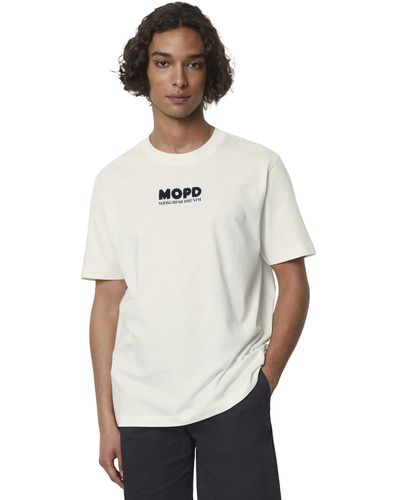 Marc O' Polo T-Shirt aus reiner Bio-Baumwolle - Weiß
