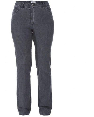 KjBRAND 5-Pocket-Jeans uni (1-tlg) - Blau