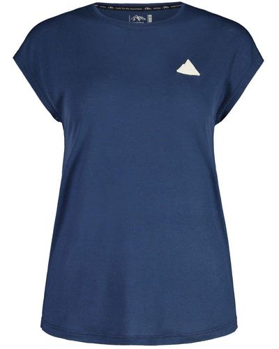 Maloja Kurzarmshirt W Dietonim. T- Kurzarm-Shirt - Blau