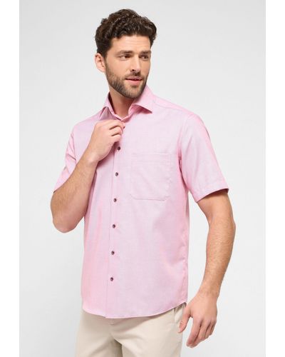 Eterna Kurzarmhemd COMFORT FIT - Pink